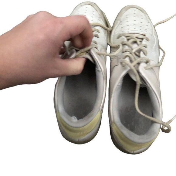 RARE 2018 Nike Air Force 1 Sage Beige Orange Size 9.5 - Picture 6 of 16